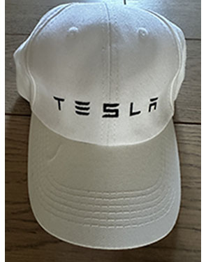 Tesla Hat Listing